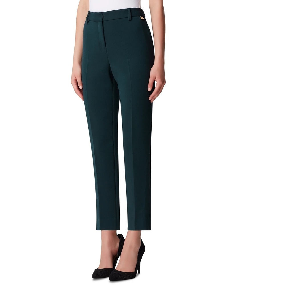 Tahari ASL Women's Shannon Skinny Pants Green Size 2